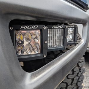 Ford F-150 Raptor LED Fog Light Kit - Ford Racing - Off-Road, Includes 2 Ford Performance Lens Covers, 4 RIGID Branded Lens Covers, 2 D-Series SAE, 2 D-Series Spot, and 2 Rigid D-Series Flood - `17-`20